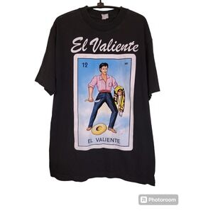 Vintage El Valiente Graphic TShirt Unisex The Brave One Mens Sz Medium